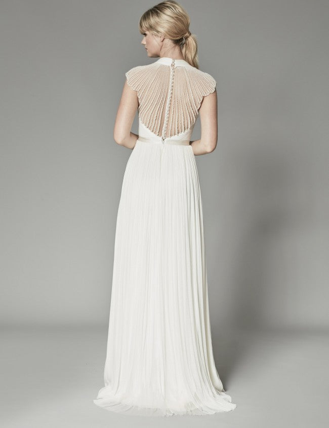 BHLDN Catherine Deane Kellyn Wedding Gown - Elegant Lace Bridal Dress for Bride, Perfect for Beach, Garden & Church Ceremonies