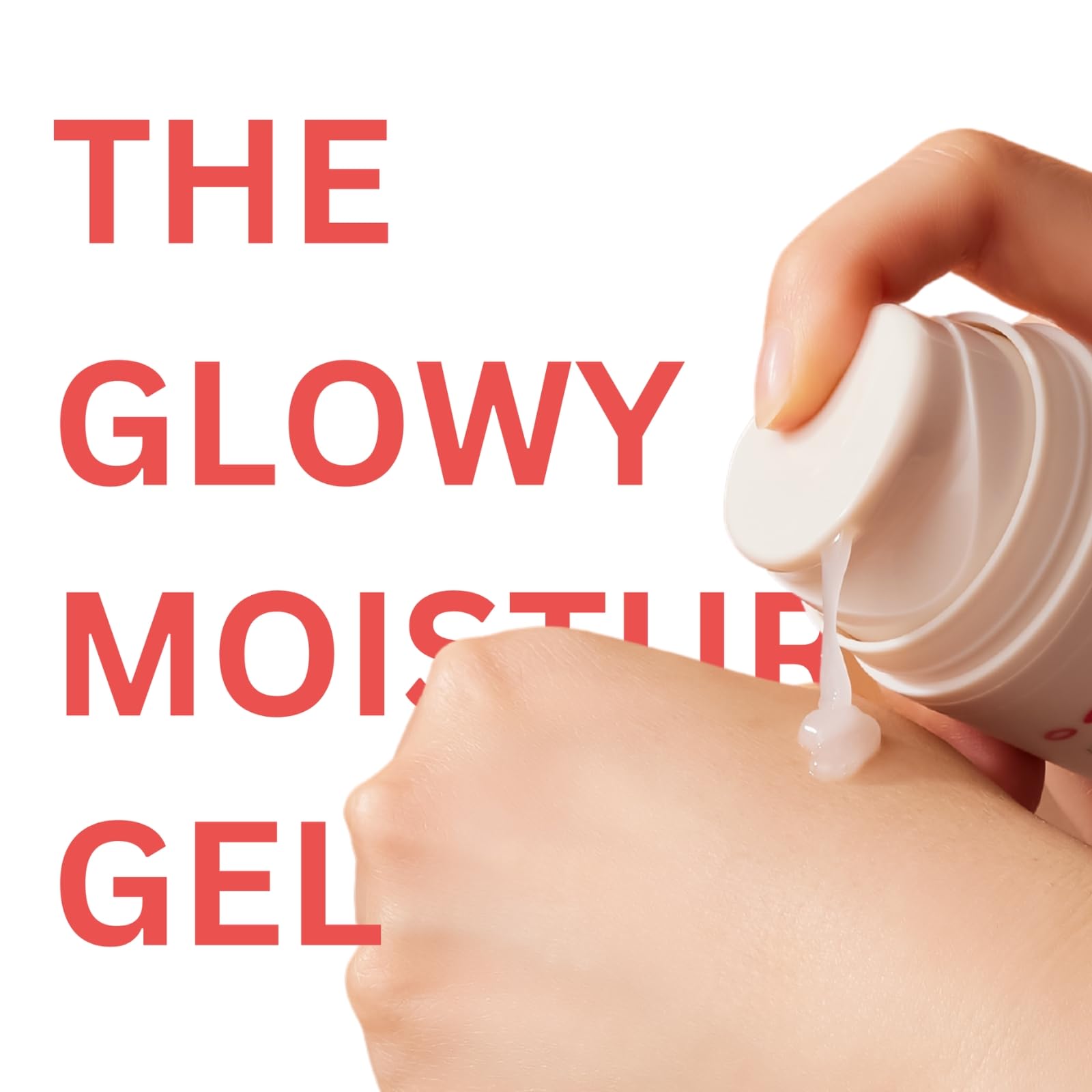 Niacinamide & Glycerin Moisturizing Gel for Face - Lightweight Hydrating Cream for Glowing Skin - 3.38 oz | Day & Night Use for Dry, Sensitive & Combination Skin