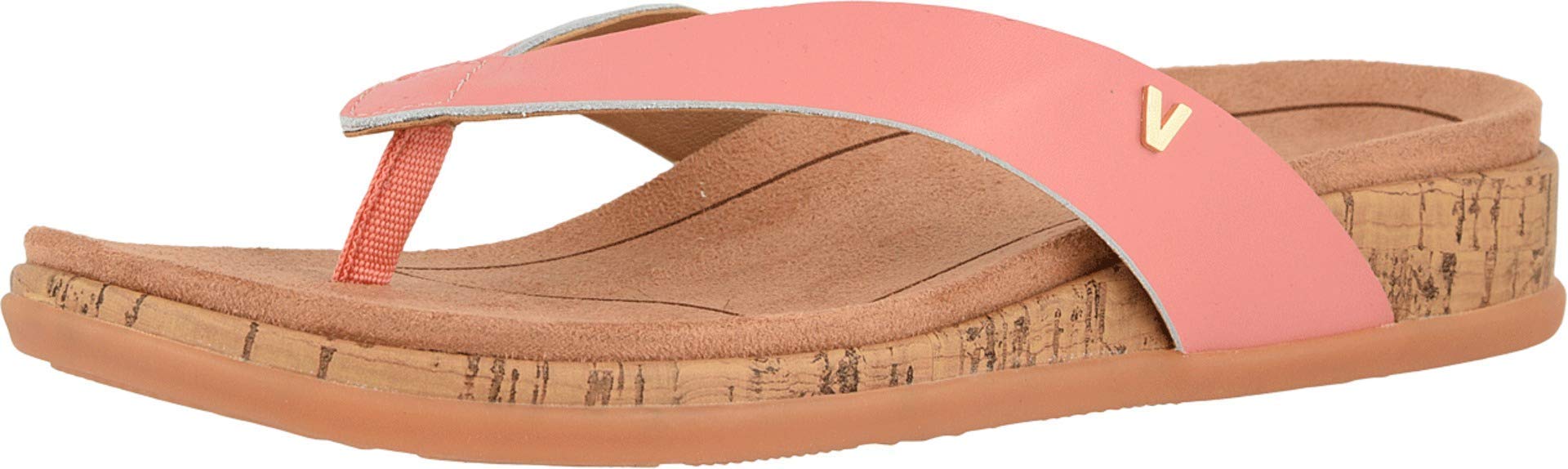 Vionic Women's Daniela Orthotic Toe-Post Sandals - Comfortable Arch Support Flip Flops for Walking, Beach & Casual Wear