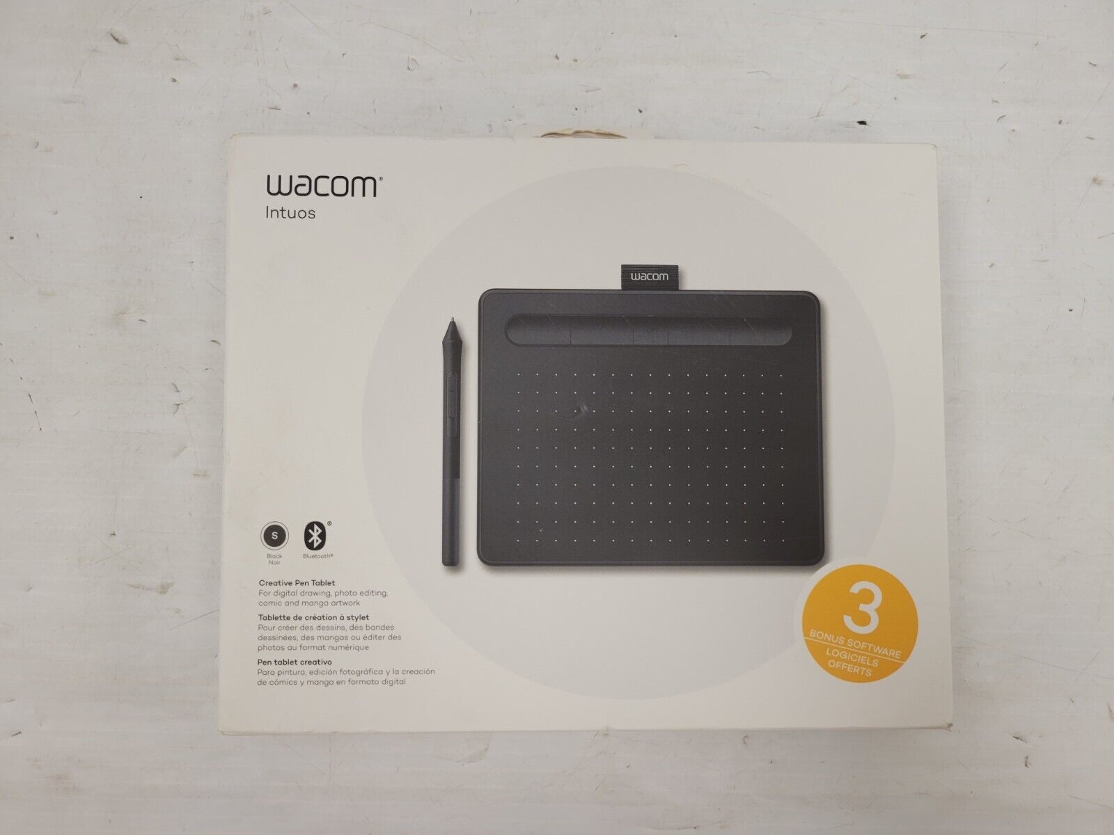 Wacom CTL 4100WI Drawing Tablet with Battery-Free Pen - Digital Art, Graphic Design & Photo Editing Tool for Artists & Creators - Perfect for Home Studio, Office & Online Classes