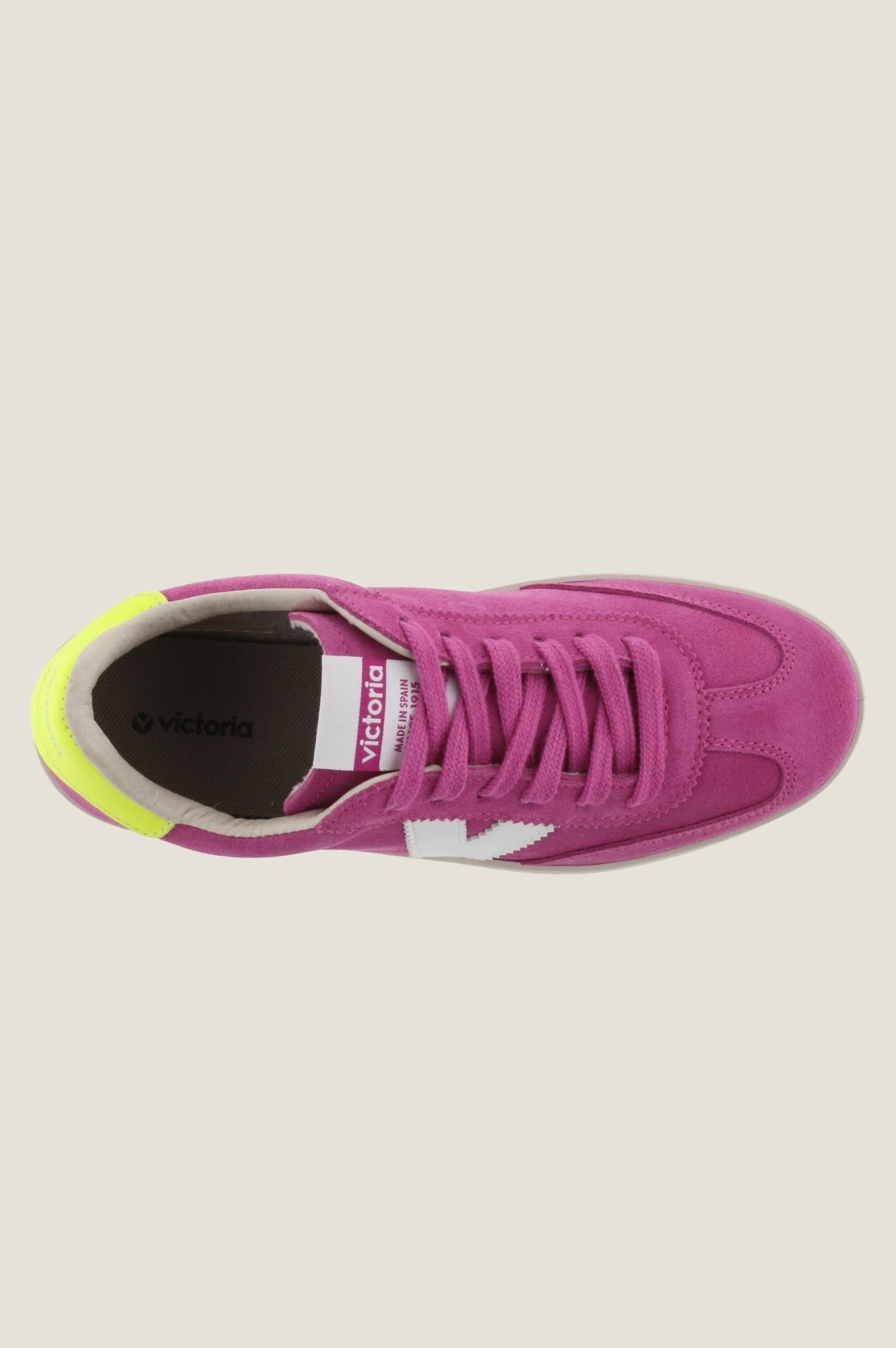 VICTORIA Berlin Ciclista Women's Running Shoes - Lightweight & Breathable Fuchsia Pink Sneakers for Gym, Workout & Casual Wear