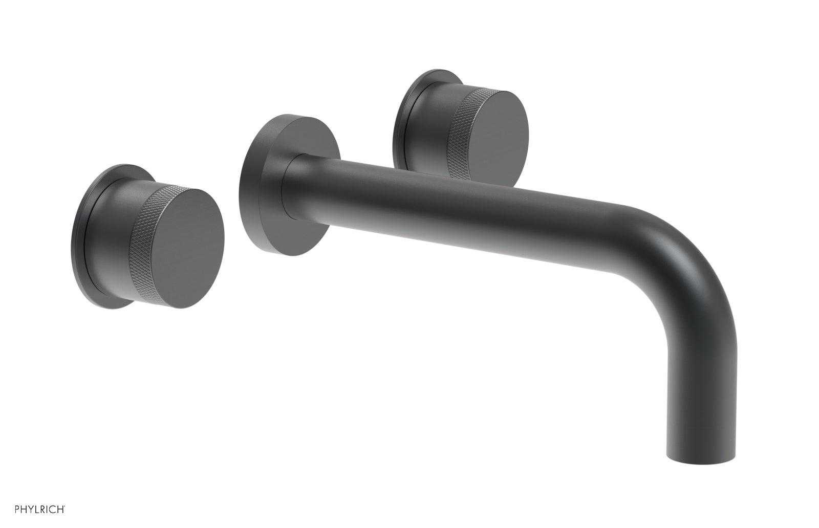 BASIC II Wall Mount Lavatory Set 230 11 - Modern Bathroom Sink Faucet for Small Spaces, Perfect for Apartments & Powder Rooms