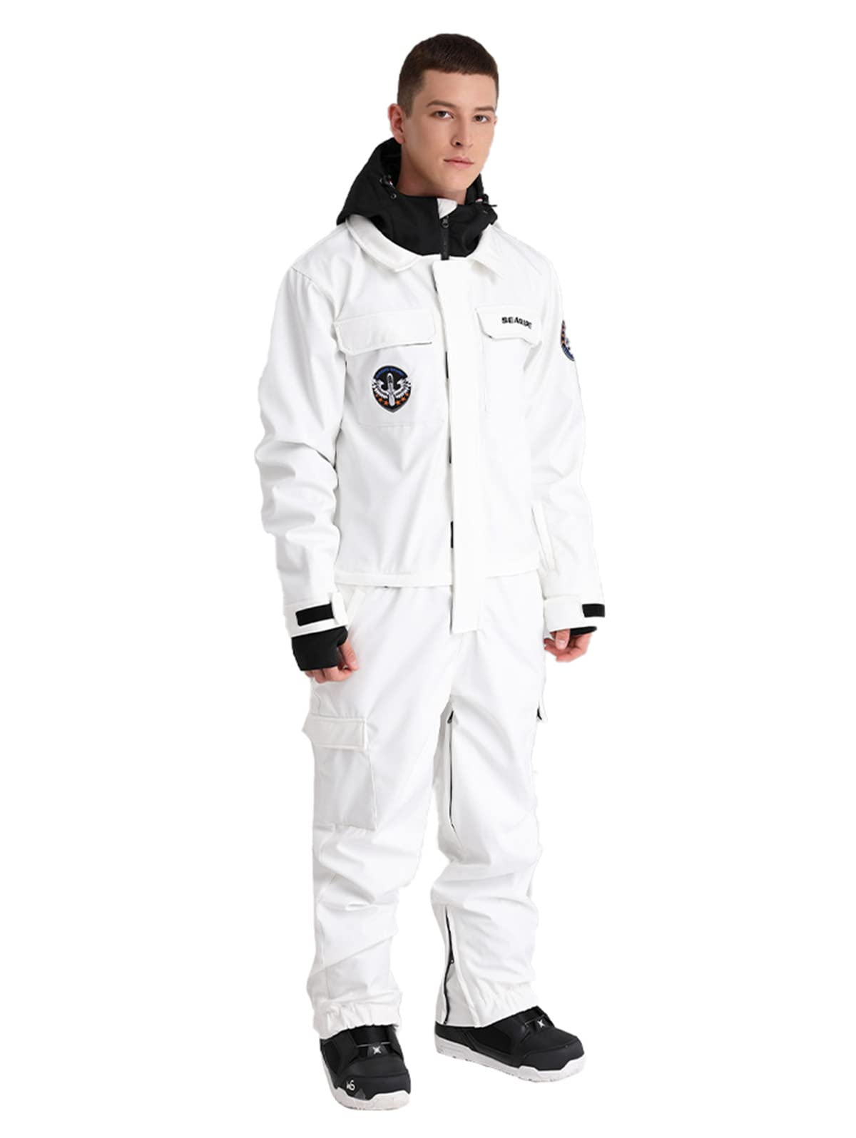 **Women's & Men's Insulated Waterproof Ski Suits - Winter Warm Snow Jumpsuit Coveralls for Skiing & Snowboarding | Perfect for Snow Sports & Outdoor Adventures**