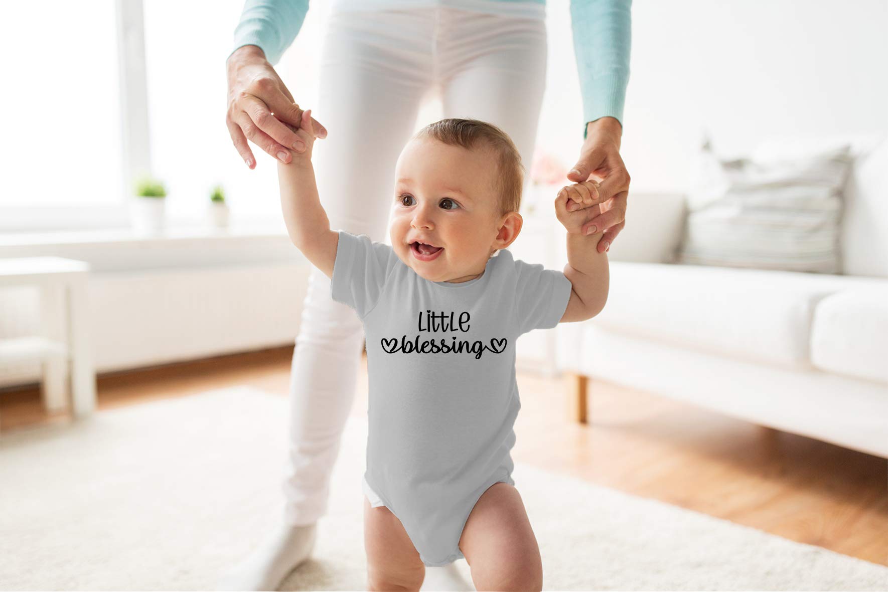 Little Blessing - Adorable Funny Baby Bodysuit for Newborn Girls | Soft Cotton One-Piece Romper & Essential Baby Outfit for Photos, Playtime & Daily Wear
