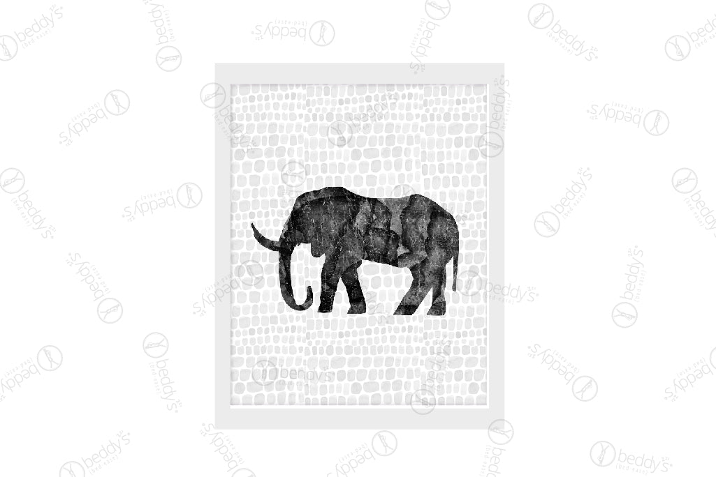 Wild Elephant Artwork Digital Download - High Resolution Printable Wall Decor for Home, Office & Nursery | Perfect for Jungle & Safari Themed Rooms