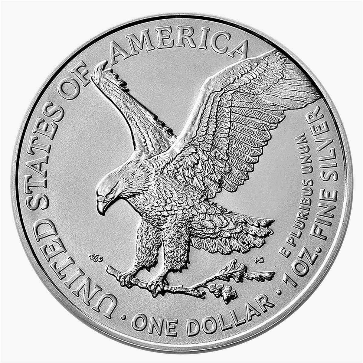 2025 American Silver Eagle 1 oz .999 Fine Silver Coin - US Mint Uncirculated with Graduation Commemorative Holder - Perfect Graduation Gift & Silver Investment for Collectors
