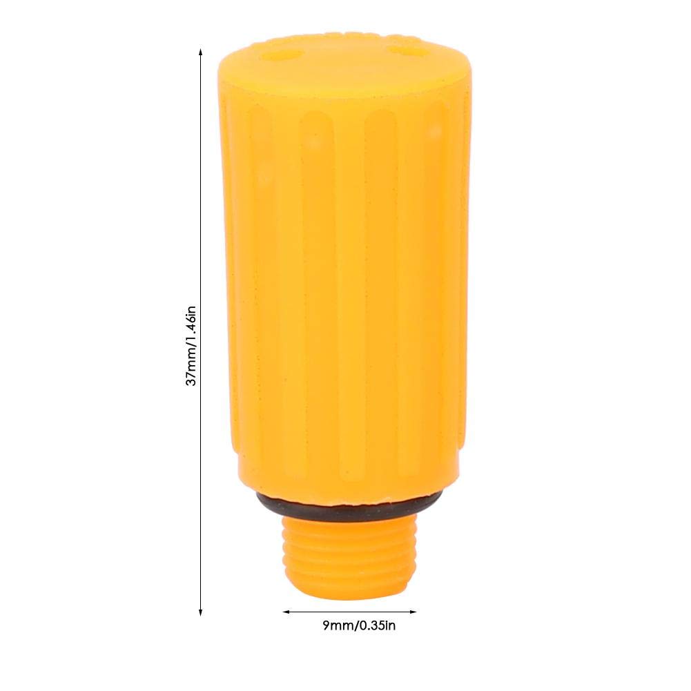 5-Pack 0.35 Inch Orange Air Compressor Vent Rods - Oil Suction Hole Breather for Air Pump Heads - Durable Compressor Accessories for Industrial, Automotive & HVAC Systems