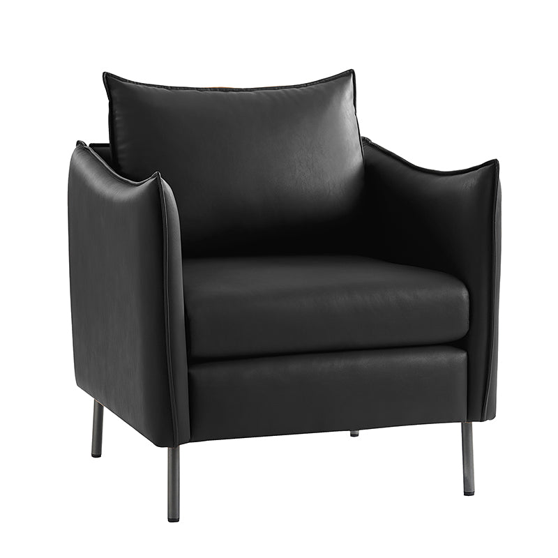 Modern Comfy Armchair with Cat Anti-Scratch Fabric - Stylish & Durable Living Room Chair for Pet Owners - Perfect for Reading, Relaxing, and Cat-Friendly Spaces