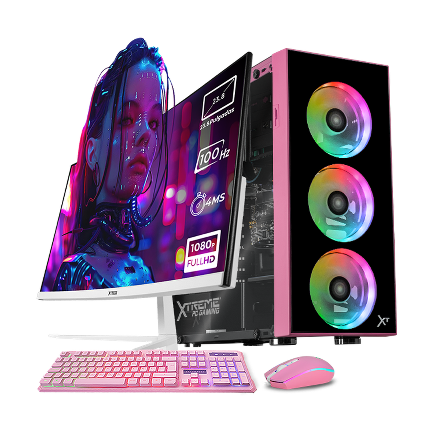 Xtreme PC Gaming Desktop - AMD Radeon Vega Ryzen 7 5700G, 16GB RAM, 1TB SSD, 23.8