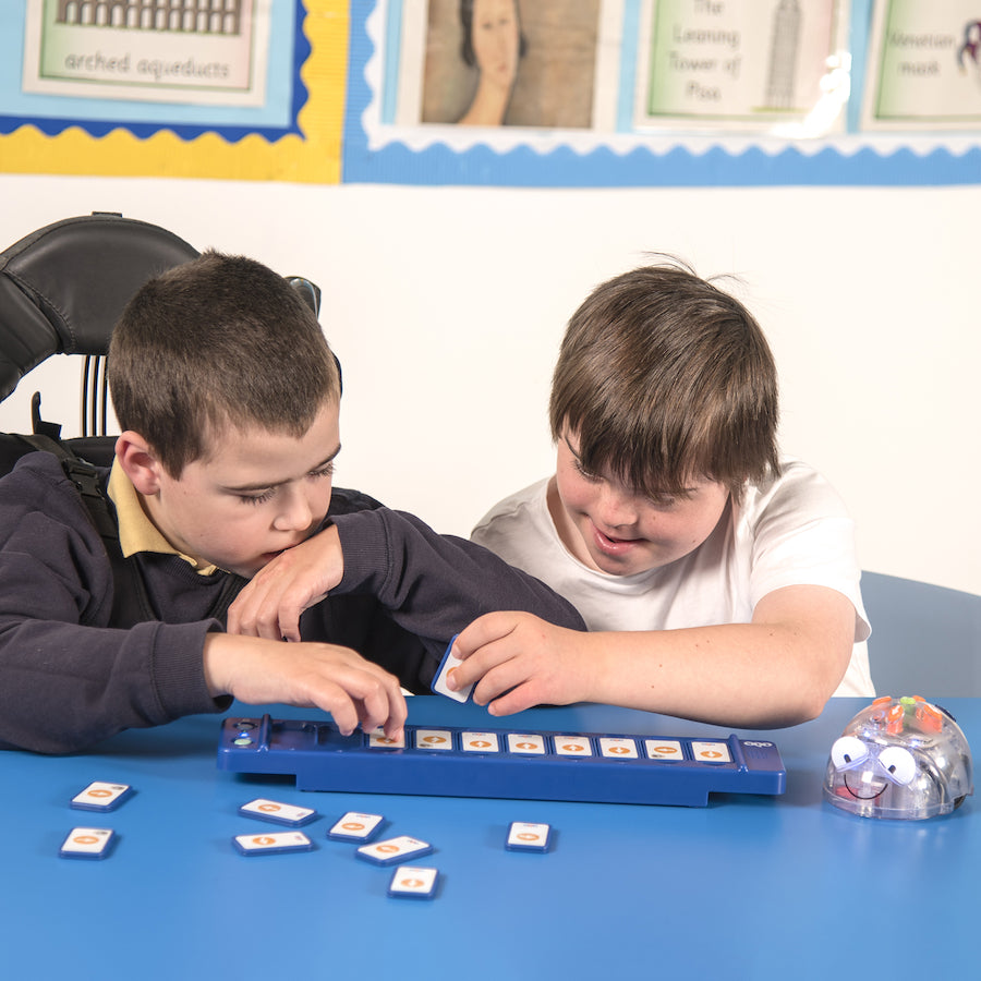 TTS Blue Bot® TacTile Code Reader - Interactive Coding Robot for Kids STEM Learning | Perfect for Classroom & Home Education Activities