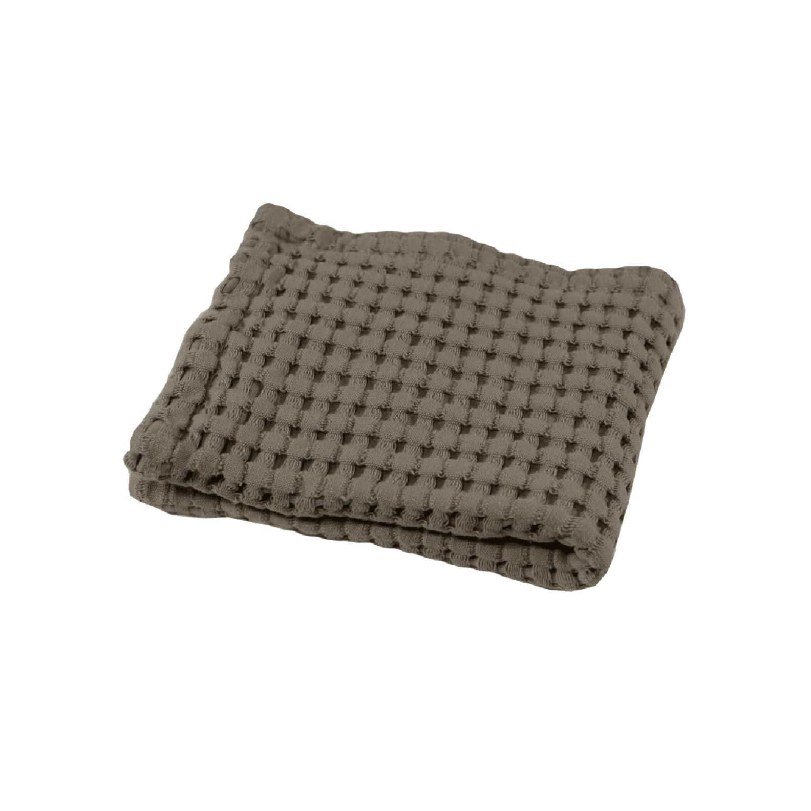 GILDEN TREE Quick Dry Waffle Towels - Exfoliating Washcloths for Face & Body | Soft Thin Bath Towels | Modern Style (Stone) - Perfect for Spa, Gym & Travel