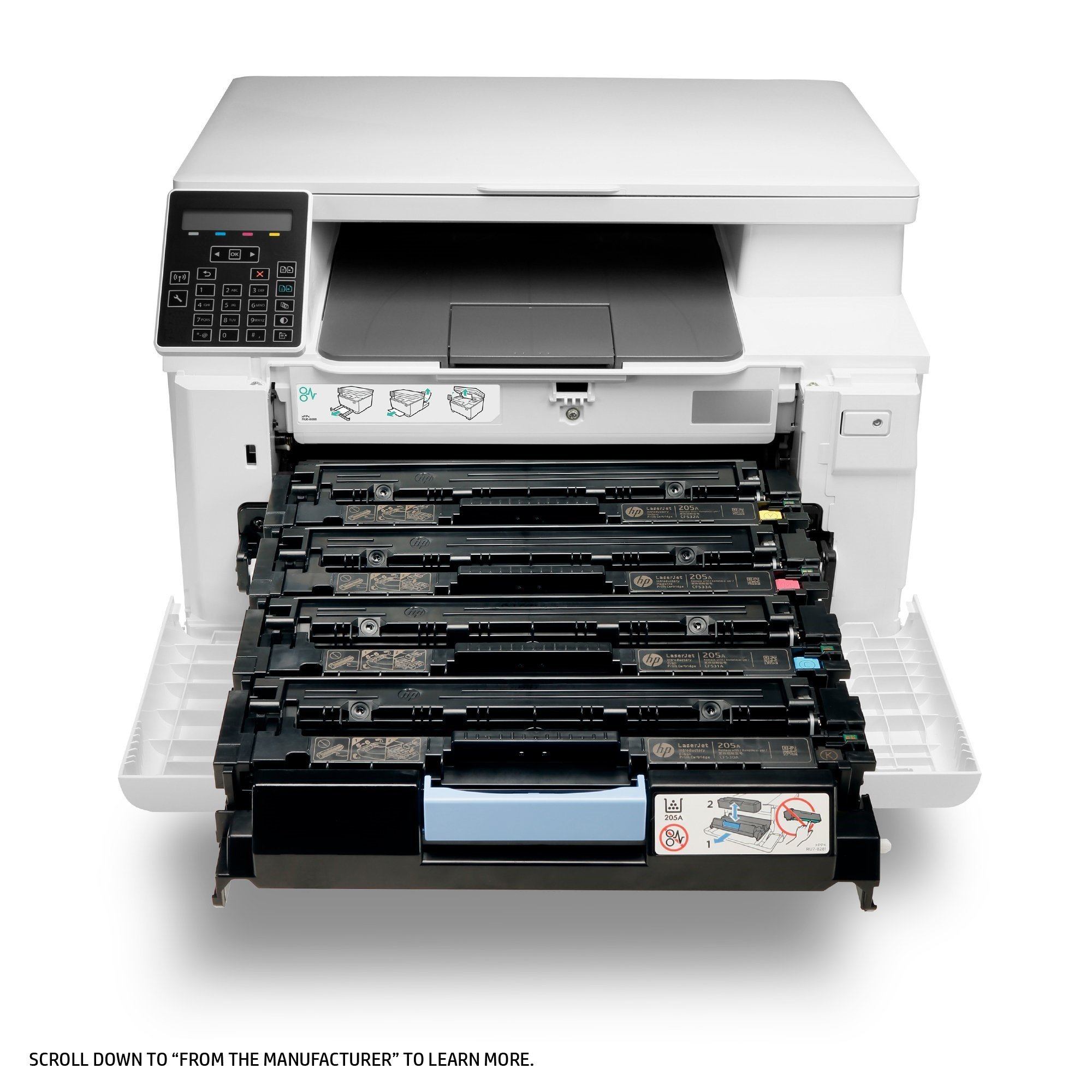 HP LaserJet Pro M180nw Wireless Color Laser Printer All-in-One with Scanning & Copying | Refurbished (T6B74A) | Ideal for Home Office, Small Business & Remote Work Printing Needs