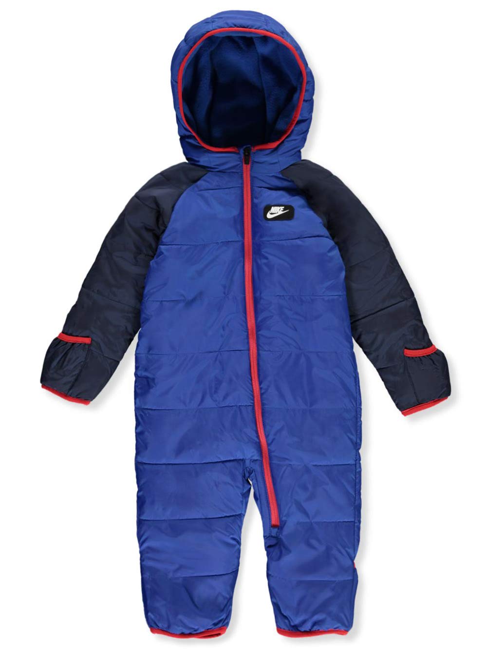 Nike Baby Boys' Fleece Lined Snowsuit - Game Royal, 24 Months | Warm Winter Outfit for Toddlers | Perfect for Snow Play, Outdoor Adventures & Cold Weather