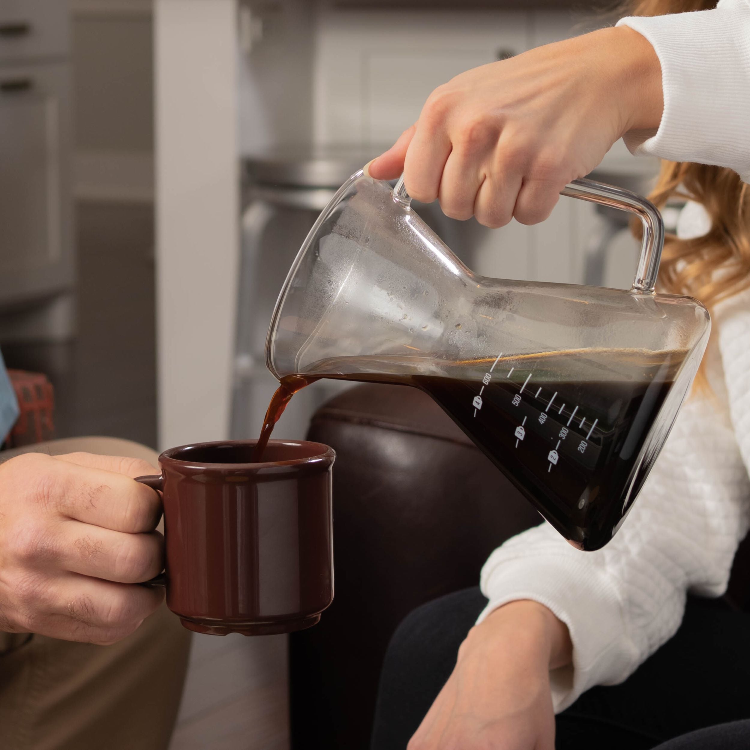 Premium Glass Coffee Carafe - 34oz Insulated Thermal Carafe with Stainless Steel Lid - Perfect for Home, Office, or Restaurants - Keeps Coffee Hot for Hours - Ideal for Serving and Storing Coffee, Tea, or Hot Beverages