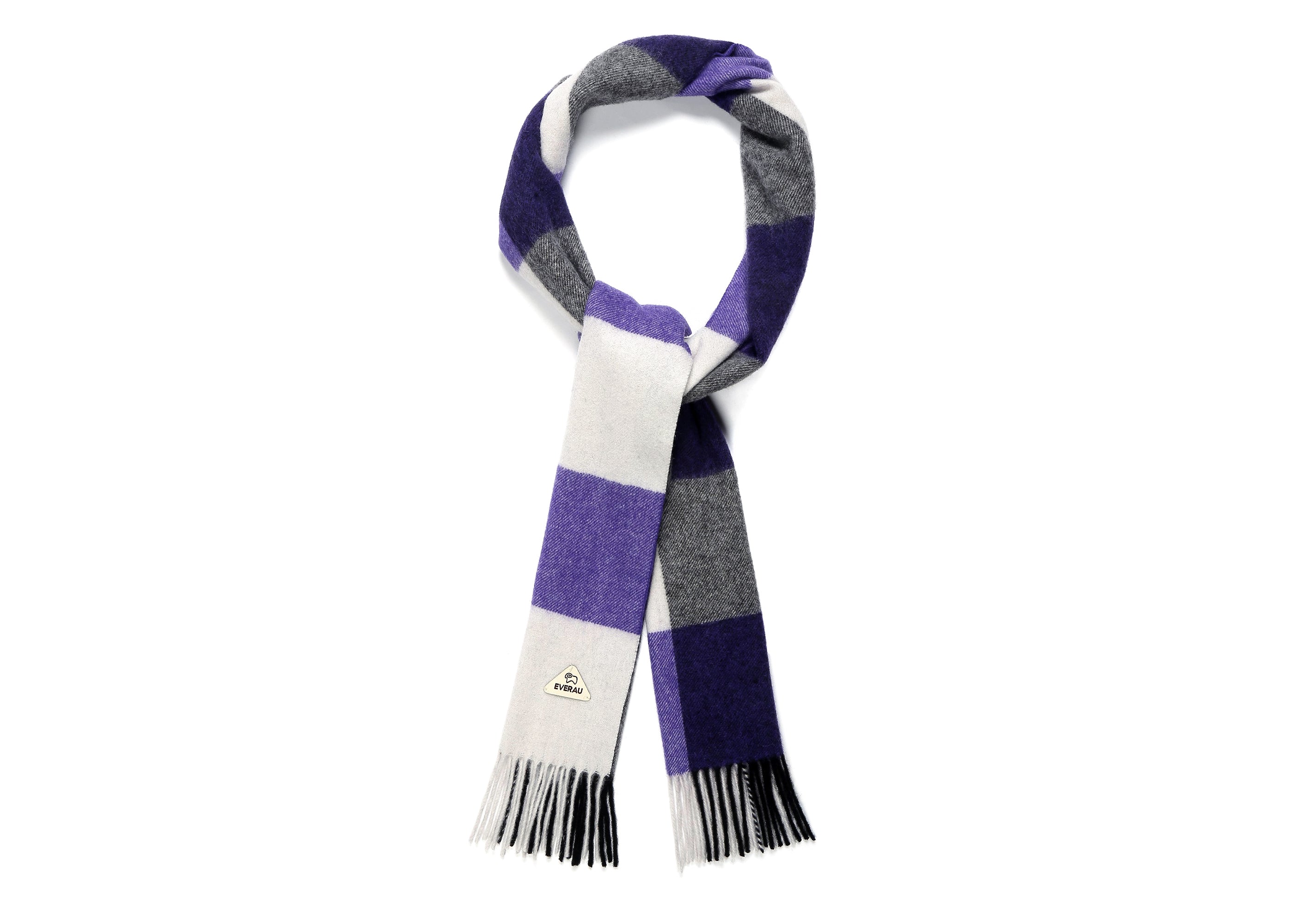 EVERAU® 100% Wool Tartan Scarf for Men & Women - Warm Winter Fashion Accessory for Outdoor Activities & Holiday Gifts