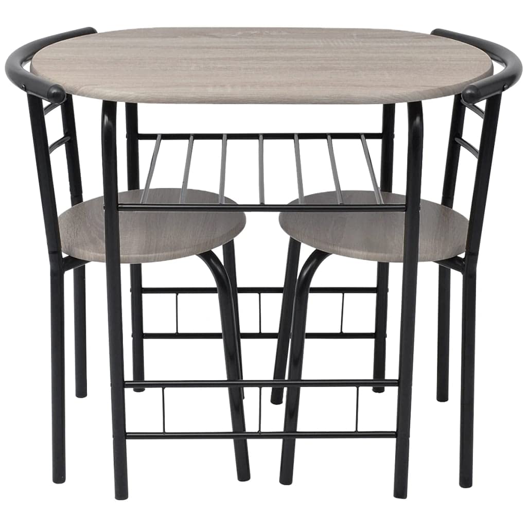 5-Piece Folding Dining Table Set with Glass Top - Compact Space-Saving Kitchen & Dining Room Furniture, Black MDF - Perfect for Small Apartments, Breakfast Nooks & Cozy Family Meals