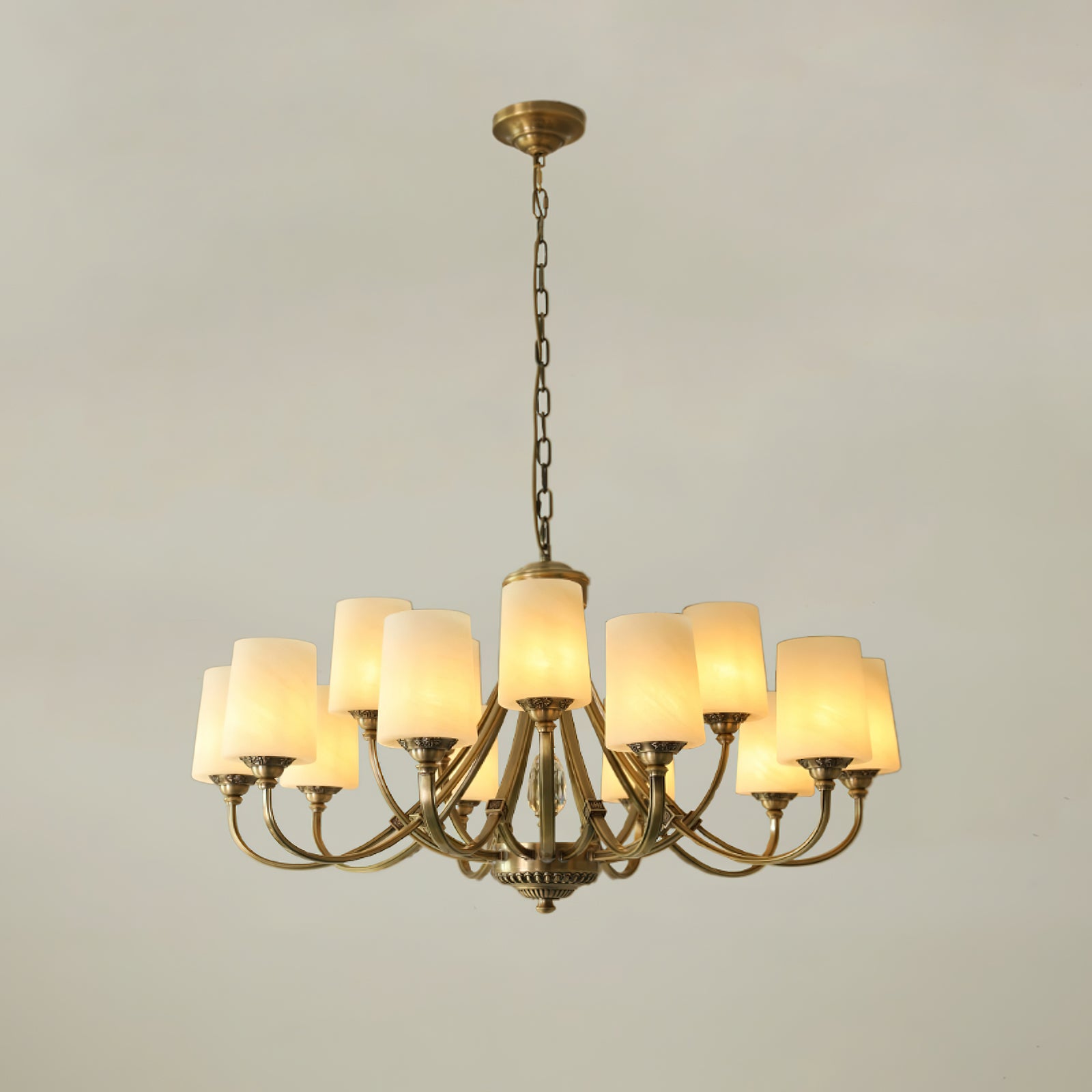 Etesian Crystal Chandelier - Modern Luxury Ceiling Light Fixture for Dining Room, Living Room & Bedroom | Elegant Home Decor Lighting for Wedding, Hotel & Restaurant