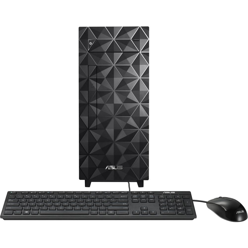 ASUS S300MA DH701 Mini Desktop PC - Intel Core i7 Processor, 8GB RAM, 512GB SSD, Compact Black Design for Home Office, Gaming & Entertainment