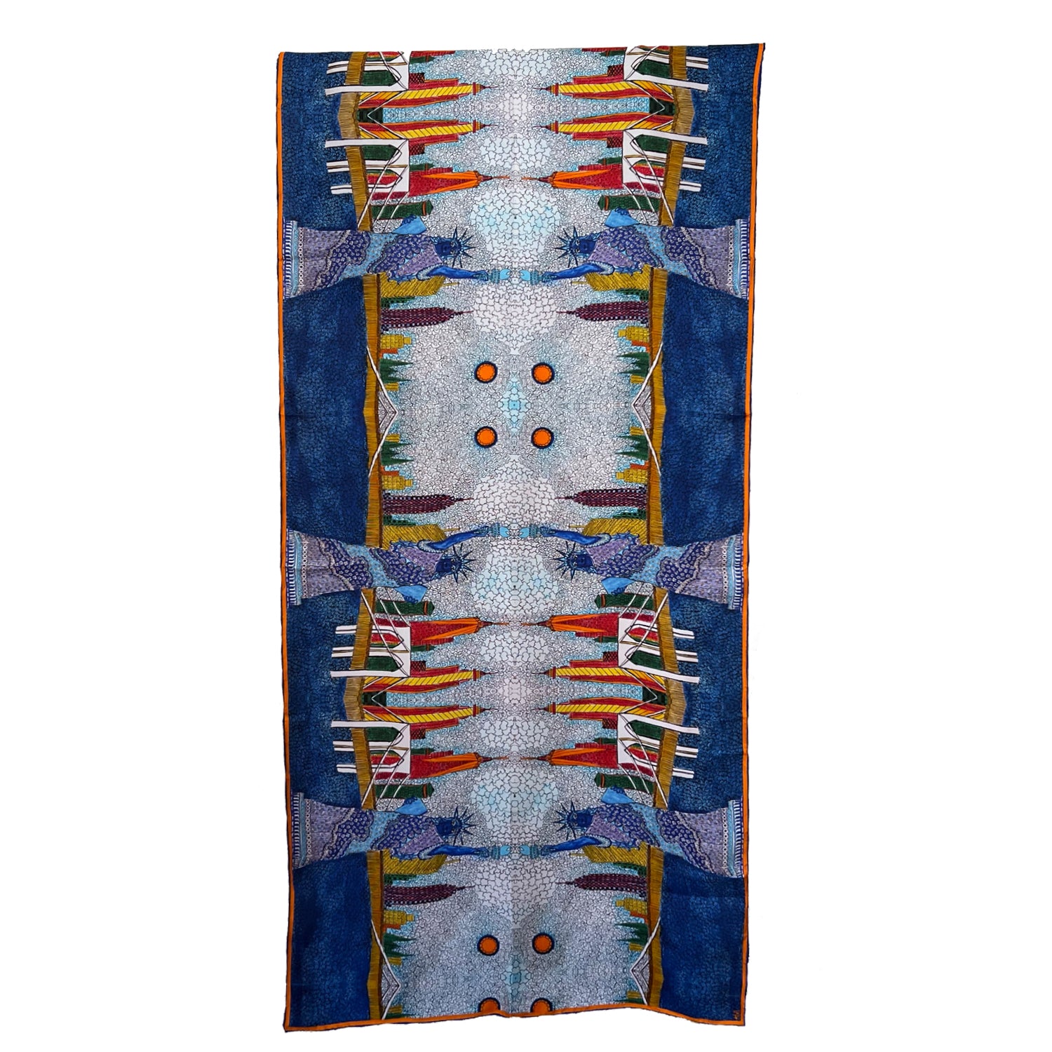 New York Long Scarf - Soft Wool Winter Wrap for Women & Men - Perfect for Cold Weather, Fashion Accessory, and Travel
