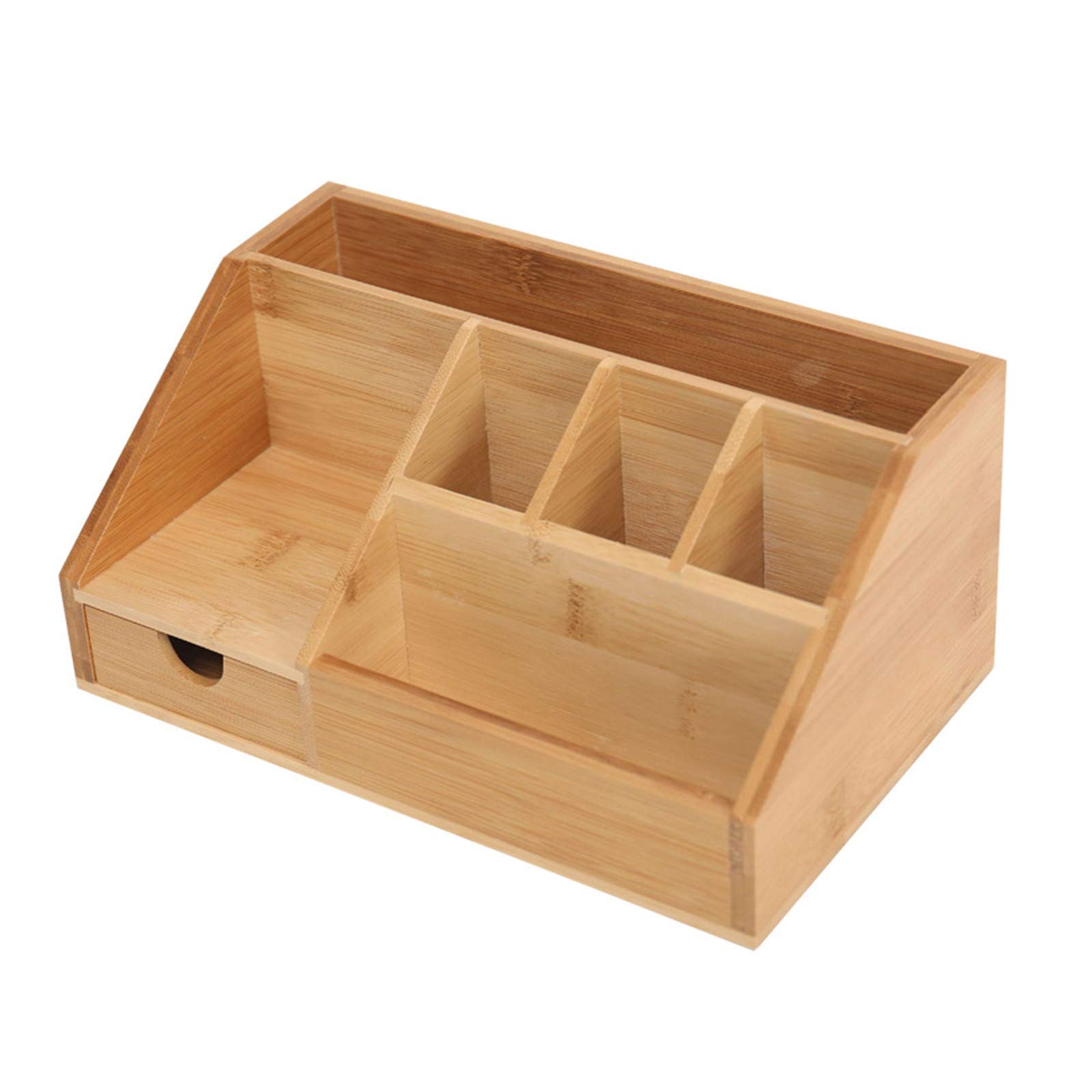 Premium Wooden Desktop Organizer Box - Multifunctional Storage Solution for Office, Home & Workspace - Perfect for Organizing Stationery, Documents & Small Items - Stylish & Durable Home Office Accessory