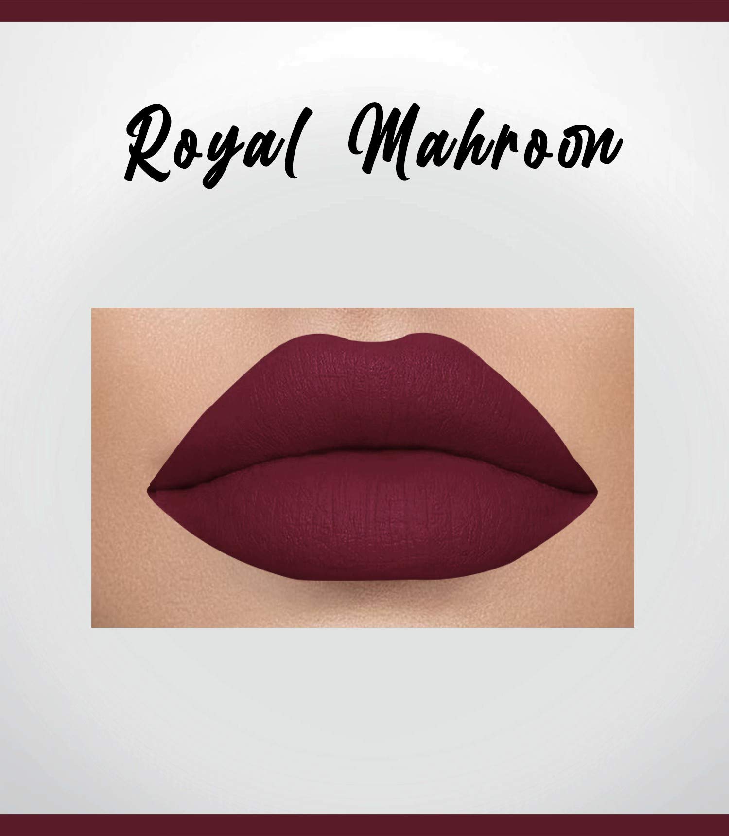 COLORS QUEEN Matte Lipstick - Long Lasting Maroon Bridal Makeup | Perfect for Weddings, Parties & Special Occasions