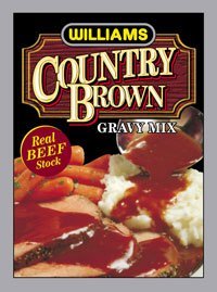 Williams Country Gravy Variety Pack - 2 Sausage Flavored Mix (2.5 oz), 2 Original Mix (2.5 oz), 2 Brown Gravy Mix (1 oz) - Perfect for Biscuits, Mashed Potatoes & Southern Cooking