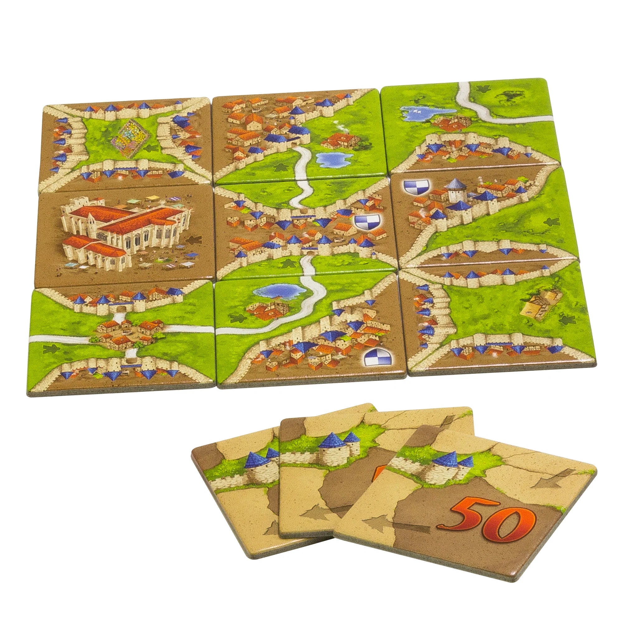 Carcassonne: Inns and Cathedrals Expansion - Award-Winning Strategy Board Game for Adults & Families - Perfect for Game Nights & Family Gatherings