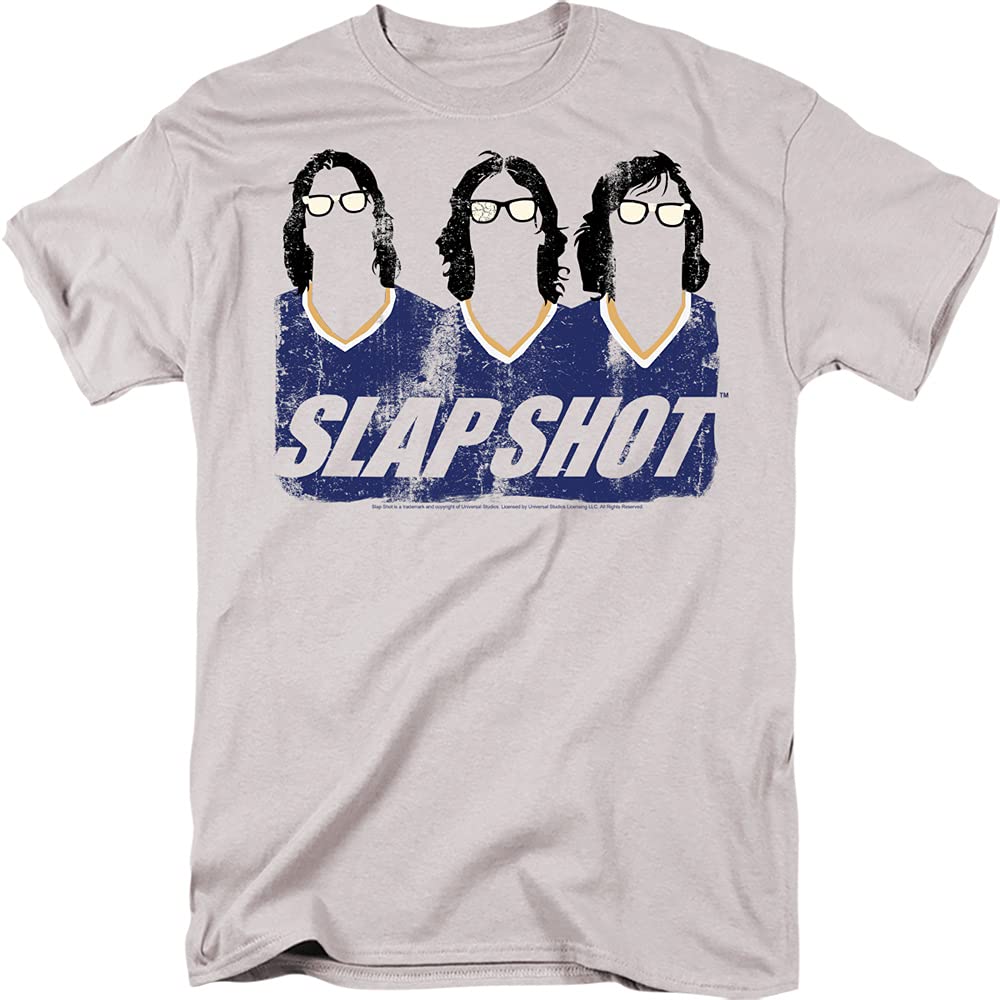 Slap Shot Brothers T-Shirt - XXXL Size Men's Hockey Fan Apparel - Perfect for Hockey Games, Team Spirit & Casual Wear