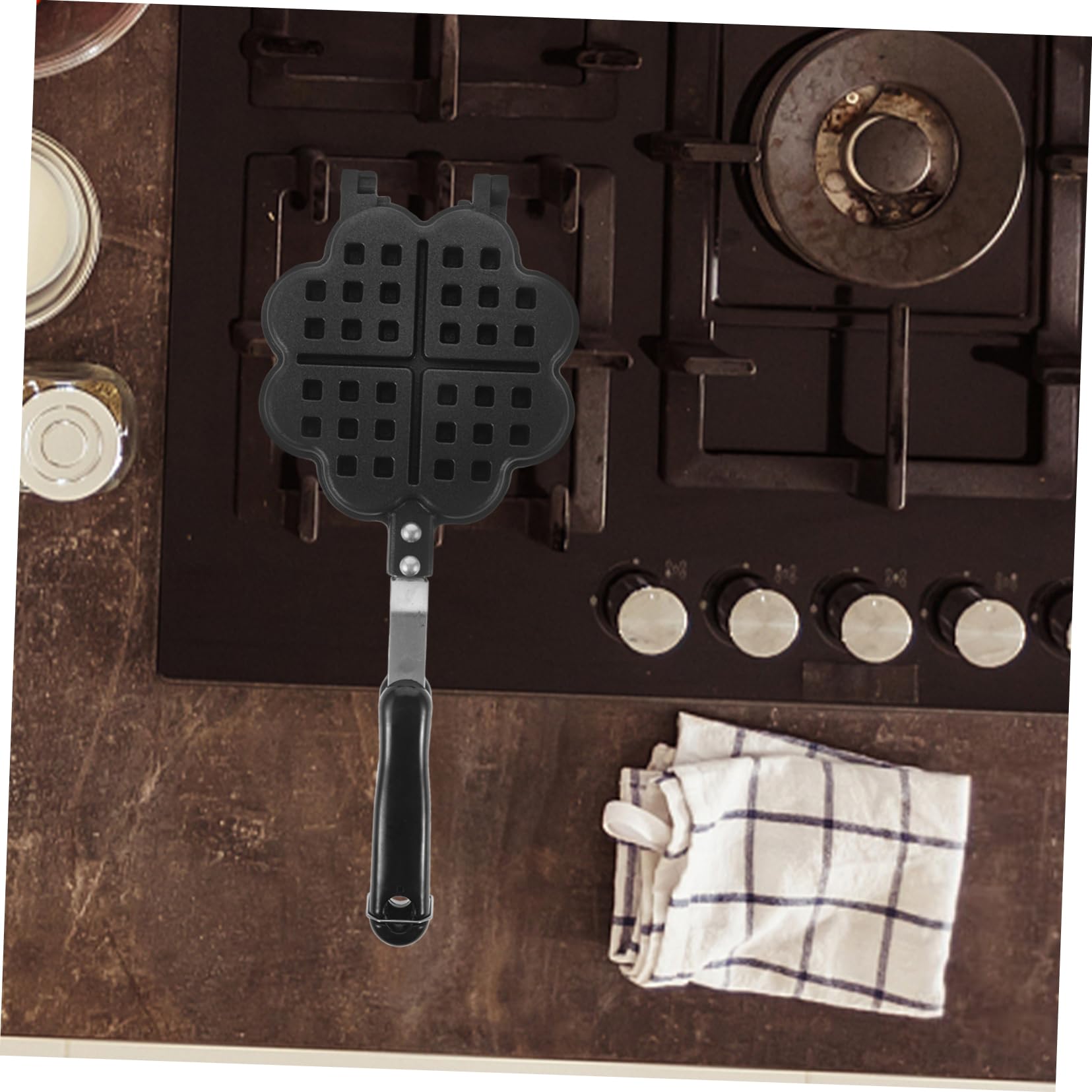 Non-Stick Hemoton Waffle Maker & Cake Mold - Creative DIY Baking Tool for Waffles, Pancakes & Desserts | Perfect for Breakfast, Brunch & Party Treats