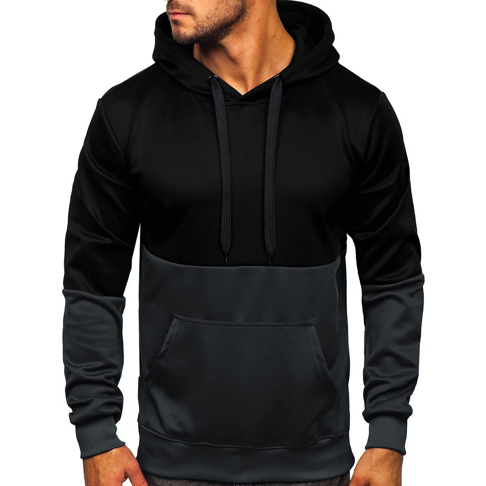 Men's Heavyweight Fleece Hoodie - Athletic Pullover for Sports & Casual Wear