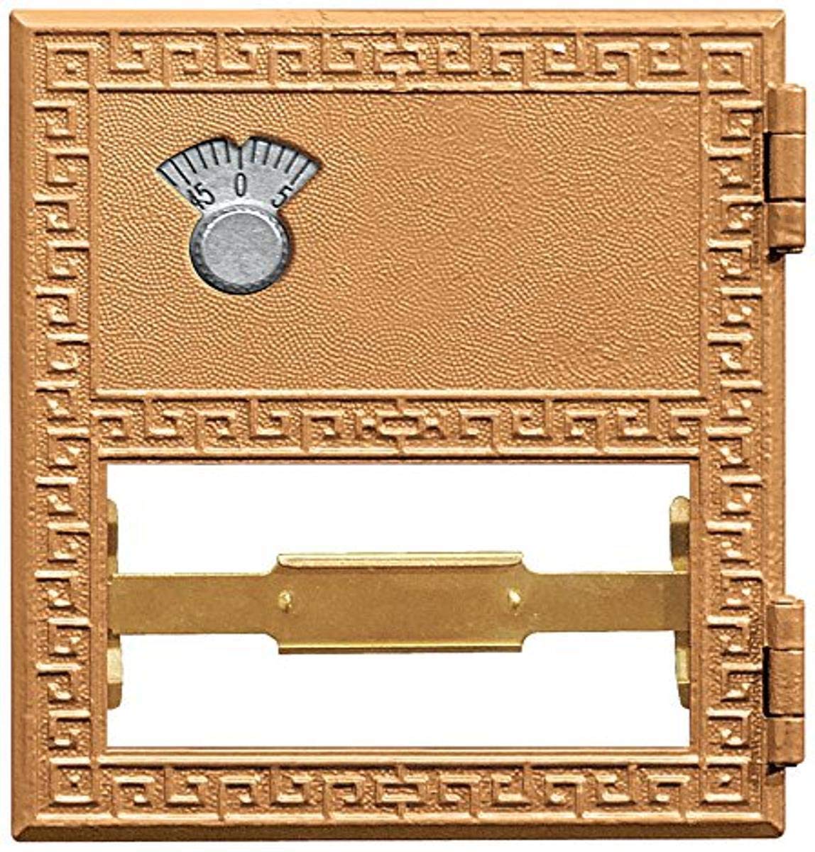 Salsbury Industries 2052CL Mailbox Replacement Door & Lock #2 Size with Brass Combination Lock - Secure Mailbox Access for Homes, Offices & Apartments