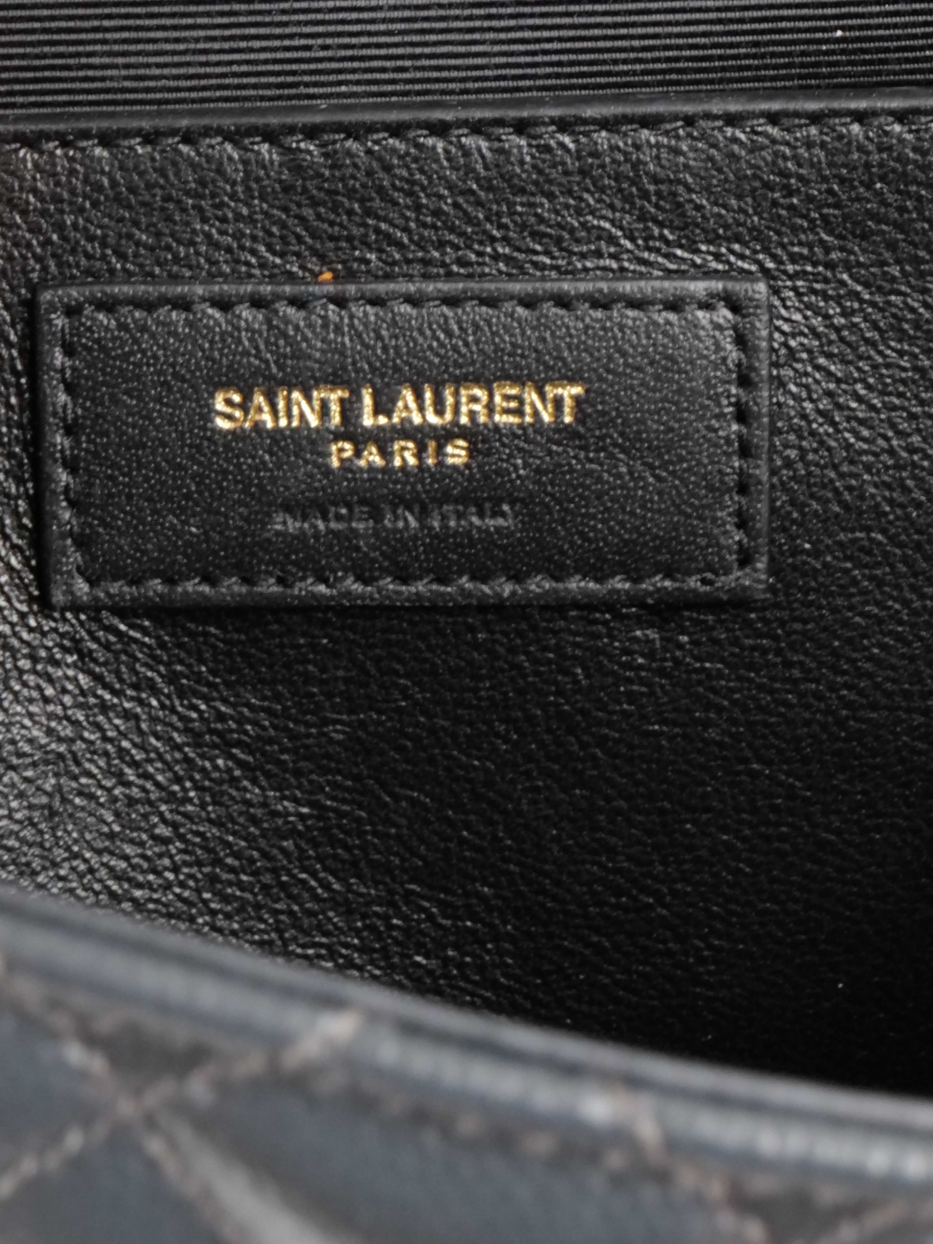 Saint Laurent Medium Cassandra Envelope Bag in Gray - Luxury Crossbody Handbag for Women, Perfect for Work, Date Night & Travel Accessories