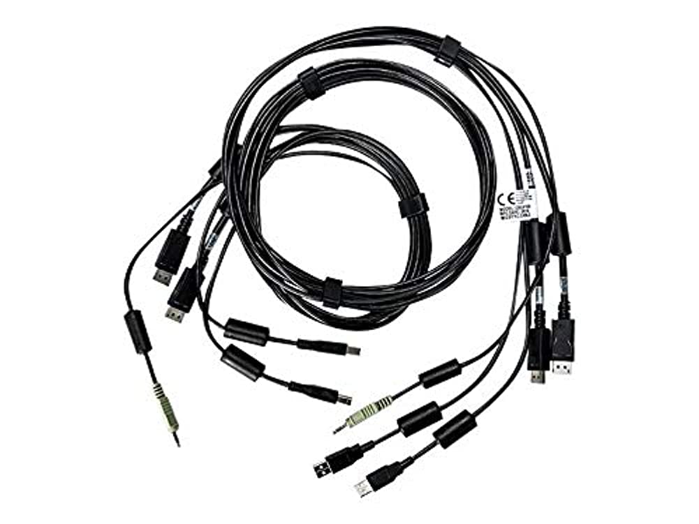 Liebert CBL0108 KVM Cable - 6ft USB to VGA/HDMI/Audio for Server & PC Remote Control - Ideal for Data Centers & IT Management