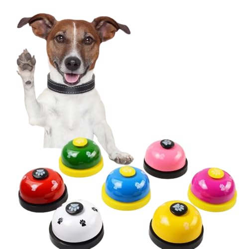 PSK PET MART Dog Training Bell - Communication Buttons for Dogs, Pet Doorbell with Talking Buttons (1-Piece Set) - Perfect for Teaching Pets to Signal Needs & Improve Communication at Home