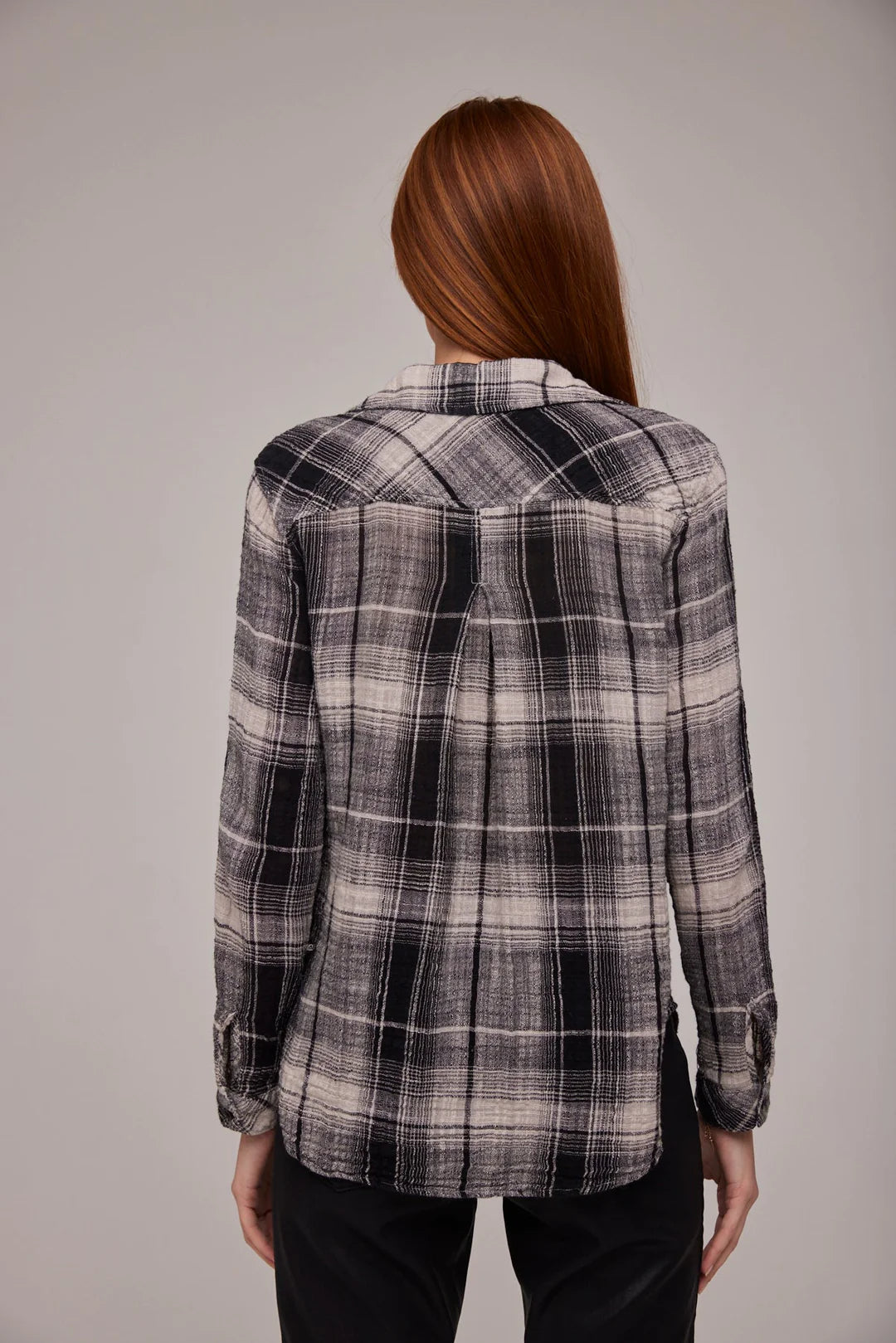 Classic Button Down Shirt for Men - High Desert Plaid Flannel Shirt | Comfortable Casual & Work Wear | Perfect for Outdoor Adventures & Office Style