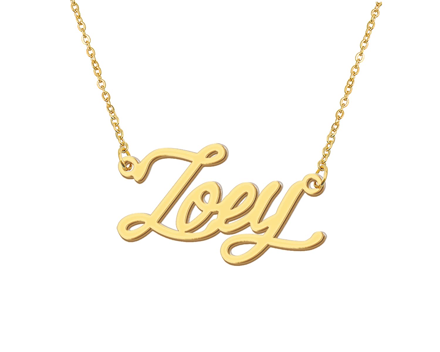 Personalized Name Necklace for Women - Custom Engraved Jewelry Gift for Mom, Bridesmaid, Wife | Valentine's Day, Birthday, Anniversary Present | Elegant Layering Necklace for Everyday Wear