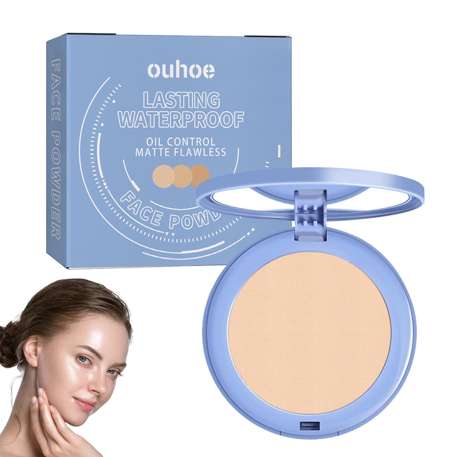 Long-Lasting Setting Powder & Foundation Makeup | Moisturizing Concealer for Dark Circles, Spots & Blemishes – Perfect for Daily Wear & Flawless Finish