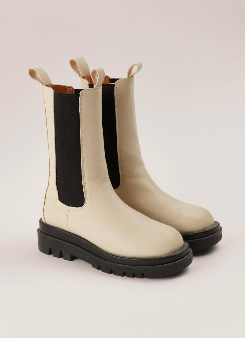 Annalise Boot in Bone Color - Stylish & Comfortable Women's Ankle Boots for Casual Wear, Office & Night Out