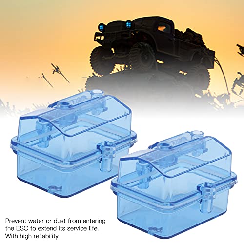 VGEBY 2PCS RC Receiver Box for Car & Boat - Waterproof ESC Protection