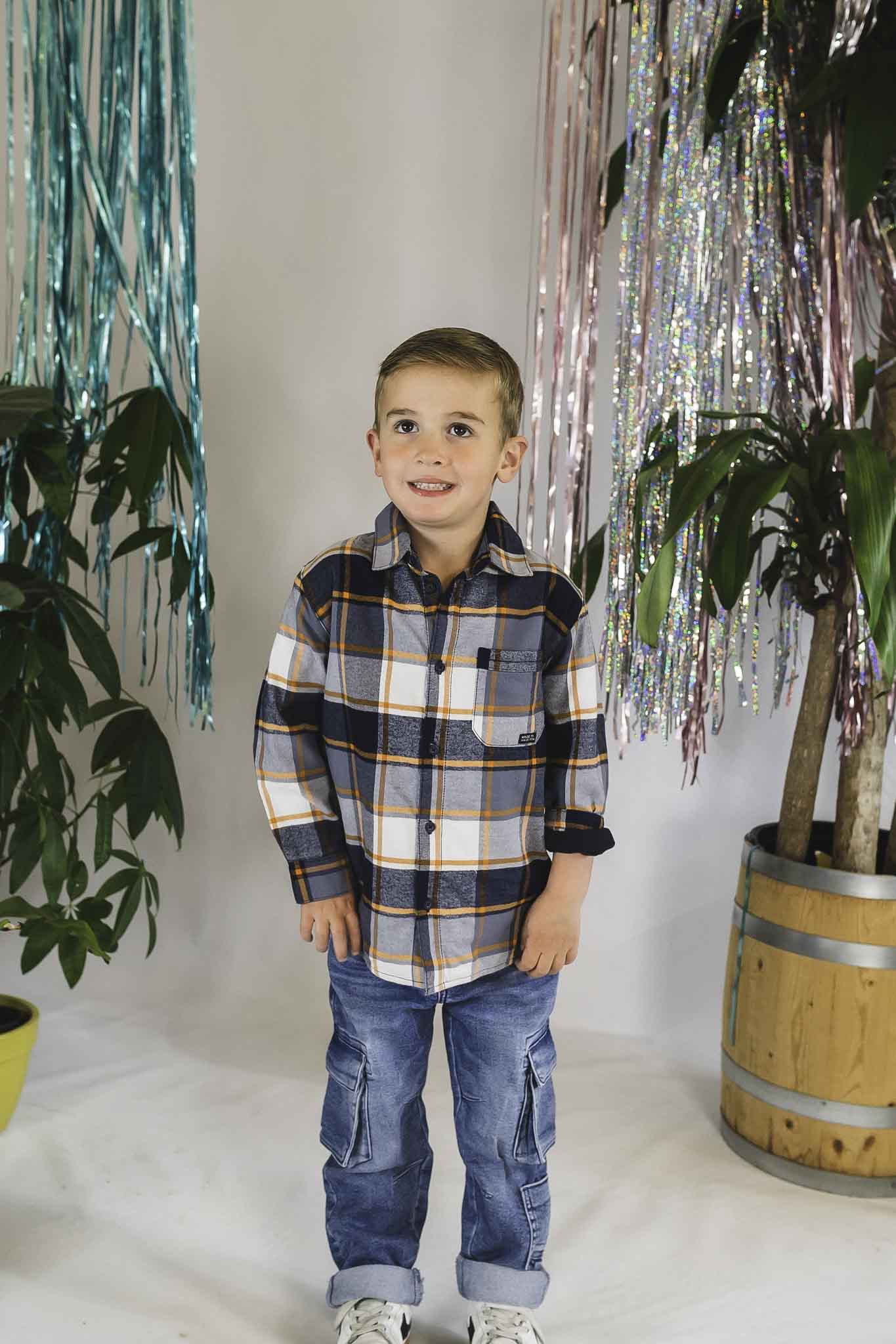 Stylish Checked Overshirt for Toddler Boys | Soft Flannel Shirt Jacket | Perfect for Playdates, Preschool & Outdoor Adventures