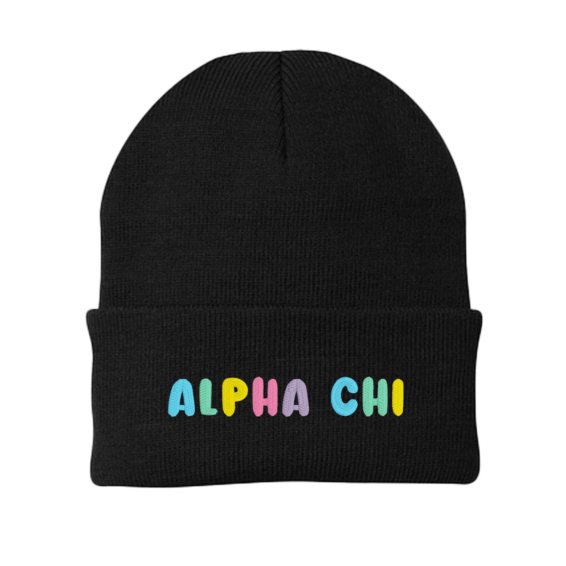 Go Greek Chic Bubble Beanies - Trendy Winter Knit Hats for Women & Men - Perfect for Skiing, Snowboarding & Cold Weather Fashion