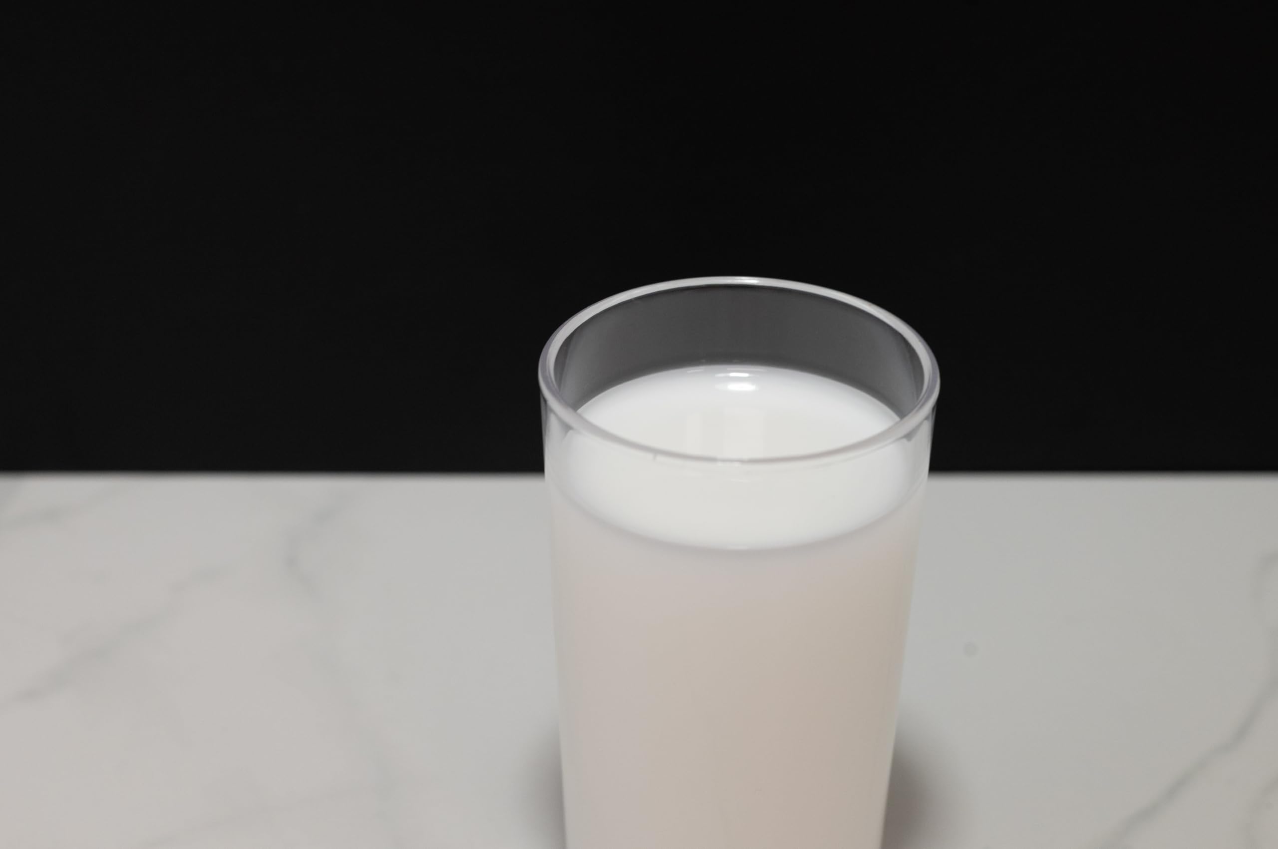 Realistic Fake Glass of Milk Prop - Perfect for Photography, Movie Sets, Prank Gags & Home Decor (12oz) - Great for Halloween, Theatrical Productions, and Practical Jokes