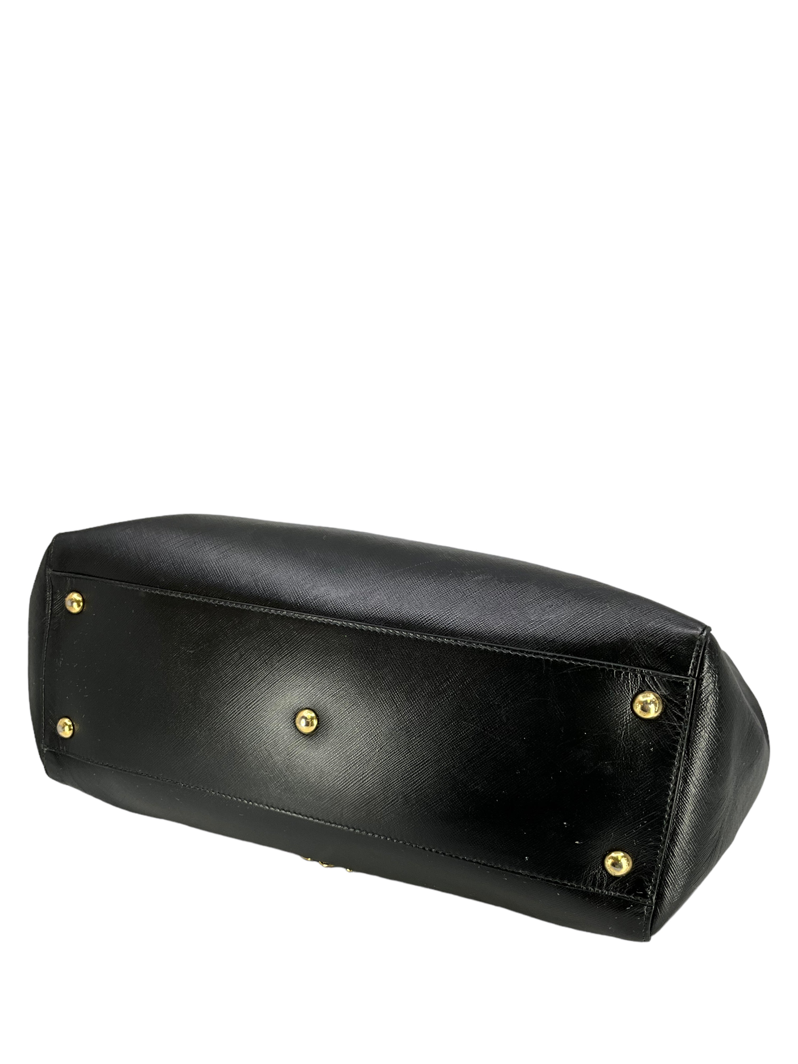 Salvatore Ferragamo Saffiano Leather Melike Vara Bow Bag for Women | Luxury Designer Handbag | Perfect for Work, Evening Events & Special Occasions