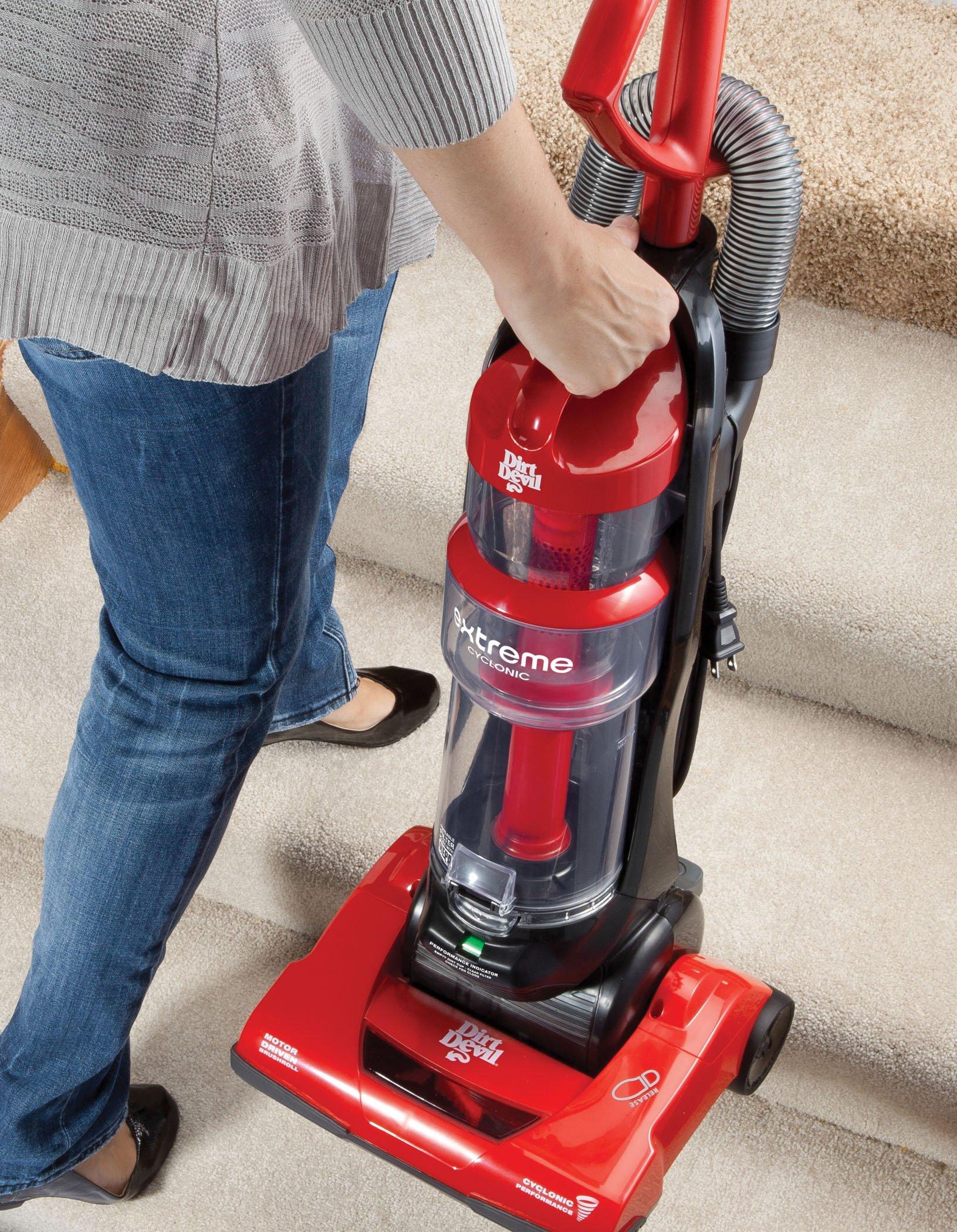 Powerful Extreme Cyclonic Upright Vacuum Cleaner for Deep Carpet & Hard Floor Cleaning - Ideal for Pet Hair, Allergies & Large Homes