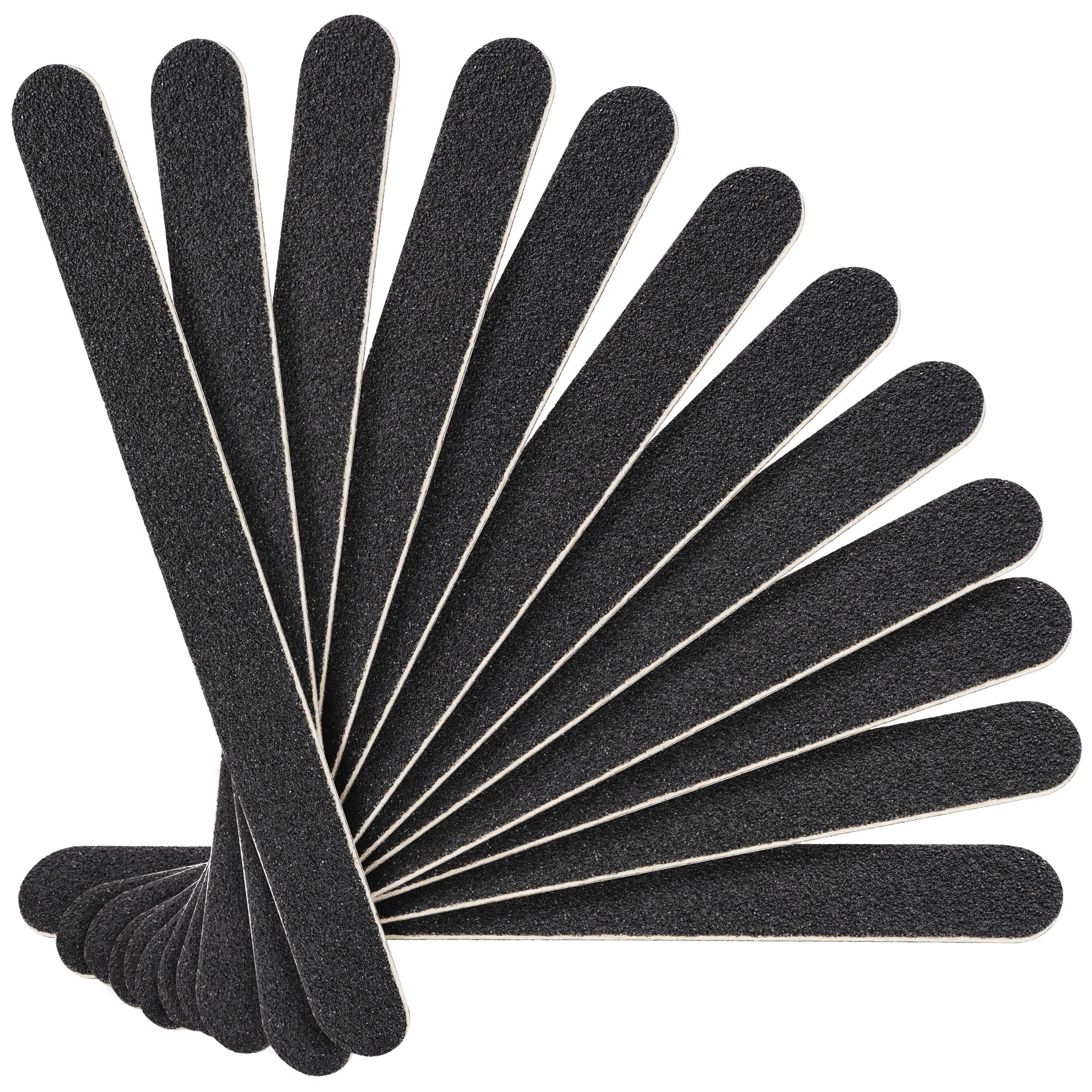 Canvalite Professional Nail Files Set - 12PCS Ultra Thin Emery Boards for Natural Nails (100/180 Grit) - Manicure & Pedicure Tools for Home, Salon & Travel - Perfect for DIY Nail Care, Gel Polish Prep & Nail Extension Maintenance