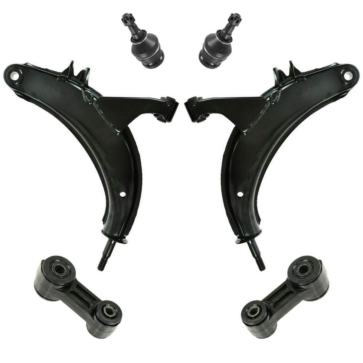 KTXX New Front Lower Control Arms with Ball Joints & Sway Bar End Links - Compatible with PSA65993 | Replacement Suspension Parts for Smooth Ride & Better Handling | Perfect for Car Repair & Maintenance