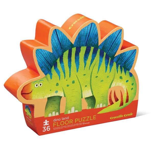 Dino Land 36 Piece Jigsaw Puzzle for Kids - Educational Dinosaur Toy for Ages 3-5, Perfect for Birthday Gifts & Classroom Learning Activities