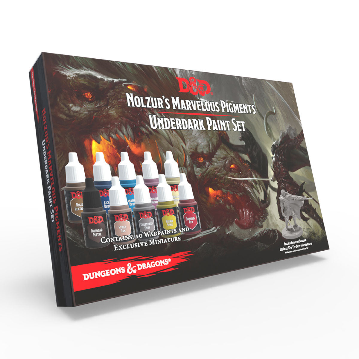 D&D Underdark Paint Set - Premium Miniature Paints for Dungeons & Dragons - Perfect for RPG Gaming & Tabletop Miniatures