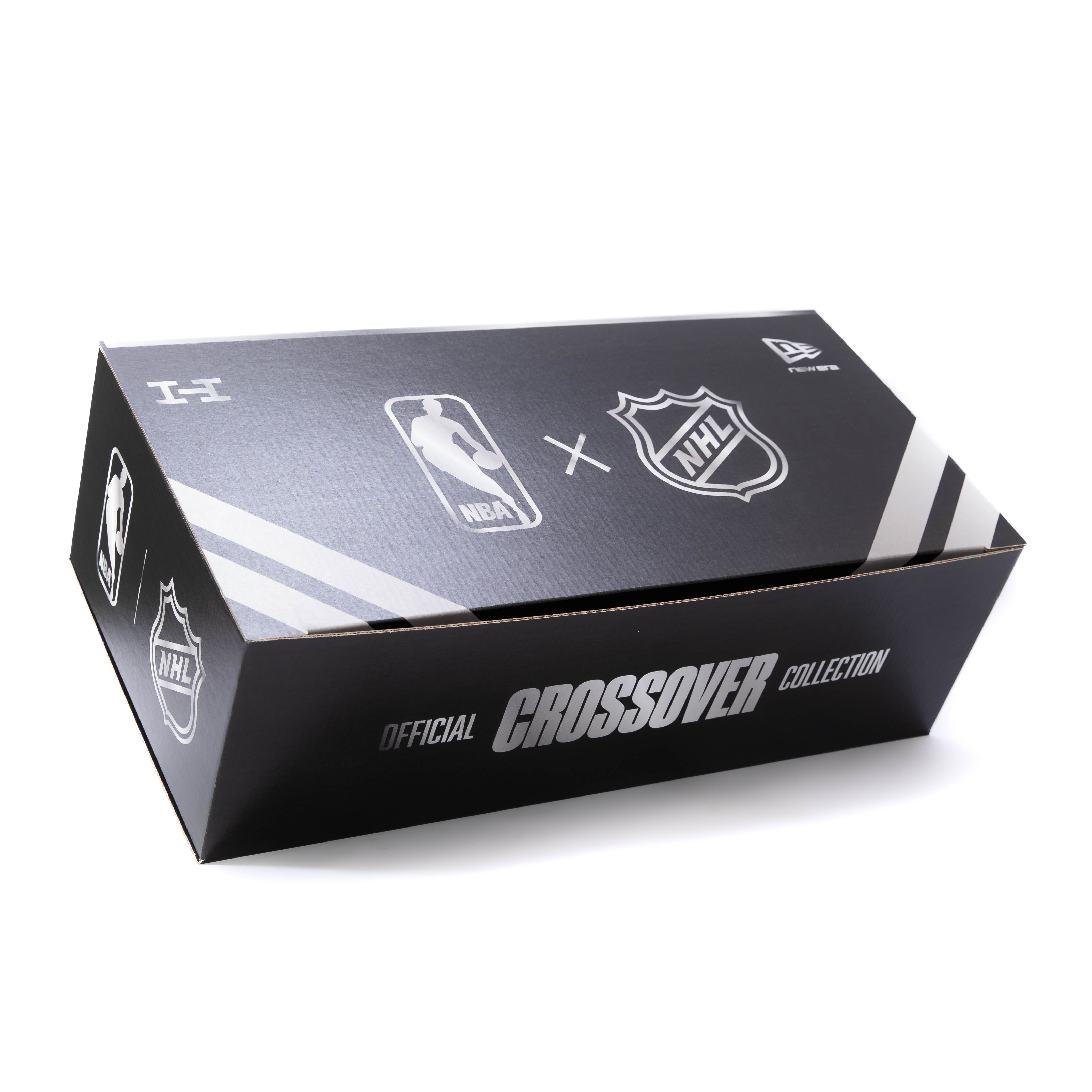 New Era 59Fifty NBA x NHL Crossover Philadelphia Pack - Official Licensed Snapback Hat for Basketball & Hockey Fans - Perfect for Game Day, Sports Events & Streetwear Fashion
