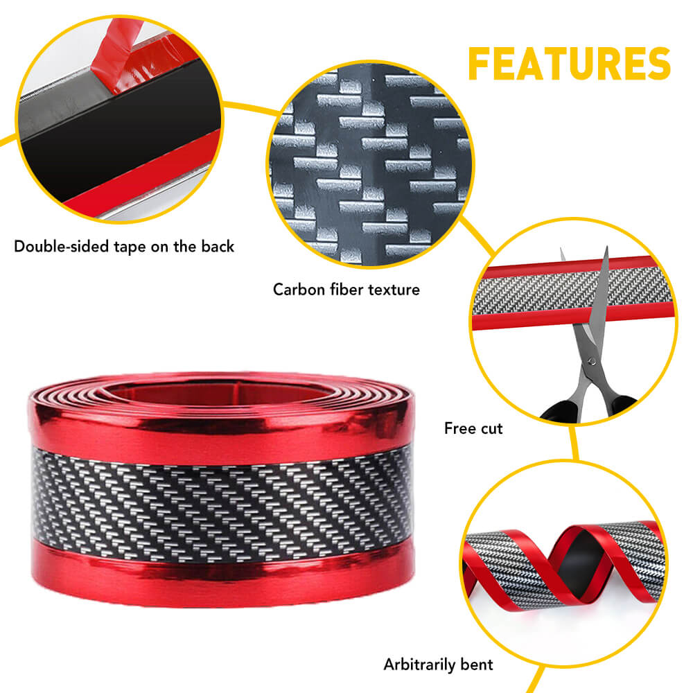 Universal Car Door Edge Guards - Anti-Collision & Scratch Protection Strips for Vehicles (4-Pack) - Perfect for Parking Lots, Garages and Tight Spaces
